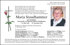 Maria Staudhammer