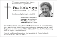 Klara Mayer 1.3.22